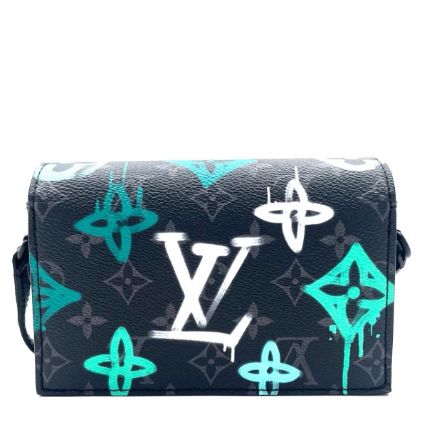 2000001246909087 13 Louis Vuitton Shoulder Bag Monogram Eclipse Graffiti Wearable Wallet