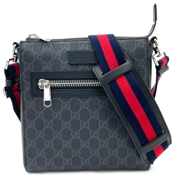 2000025246902754 3 Gucci Crossbody Shoulder Bag Small Messenger Bag Canvas Leather Mens Bag