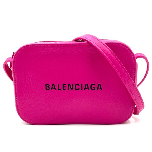 2000109246900060 13 Balenciaga Shoulder Bag Everyday Camera Bag Crossbody Leather Pink Ladies Bag