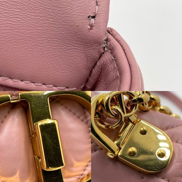 2000301246905026 17 Christian Dior Smooth Calfskin Leather 30 Montaigne Shoulder Bag Pink