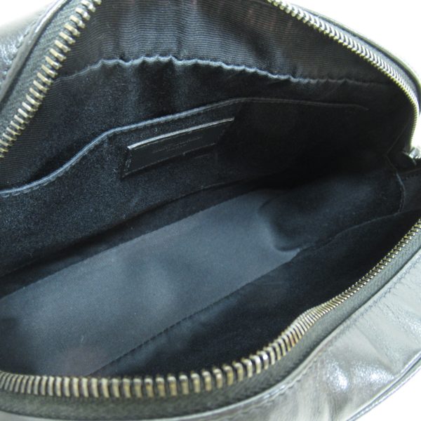 2101217604550 2 Saint Laurent Camera Shoulder Bag Leather Black
