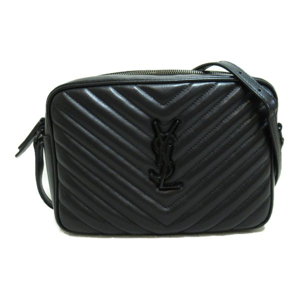 2101217604550 3 Saint Laurent Camera Shoulder Bag Leather Black