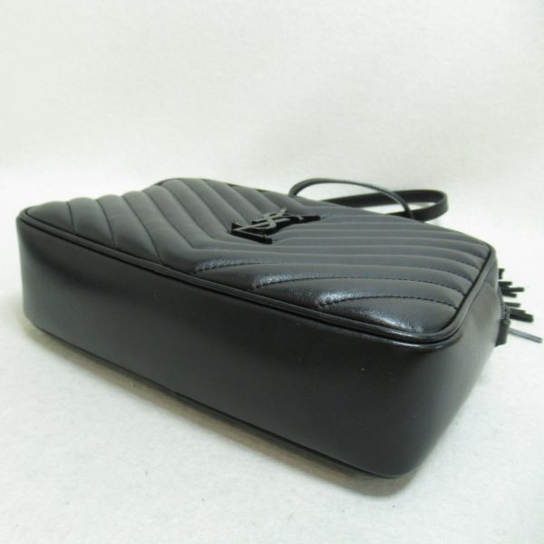 2101217604550 6 Saint Laurent Camera Shoulder Bag Leather Black