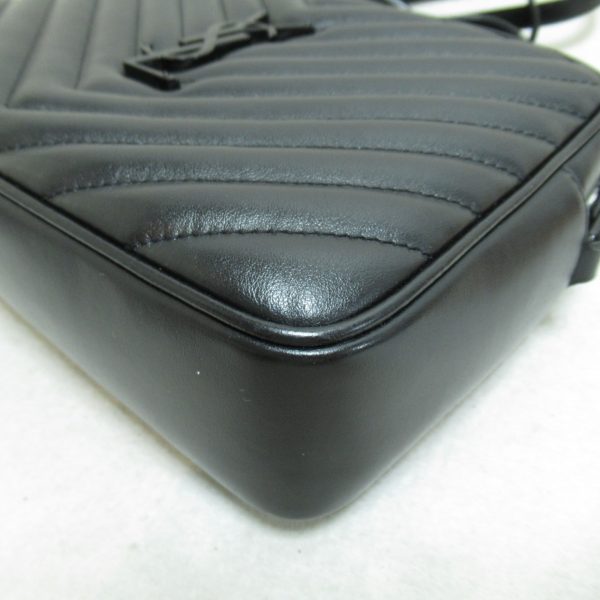 2101217604550 7 Saint Laurent Camera Shoulder Bag Leather Black