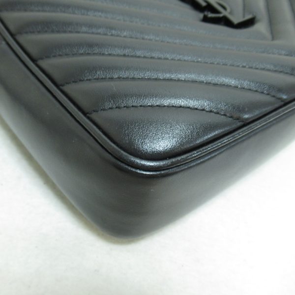 2101217604550 8 Saint Laurent Camera Shoulder Bag Leather Black