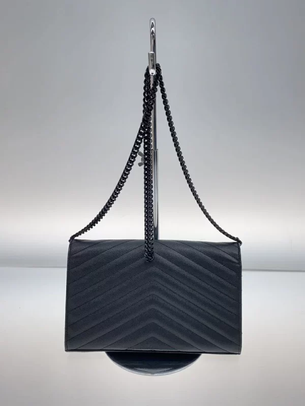 2300038986580 03 SAINT LAURENT Leather Shoulder bag Black