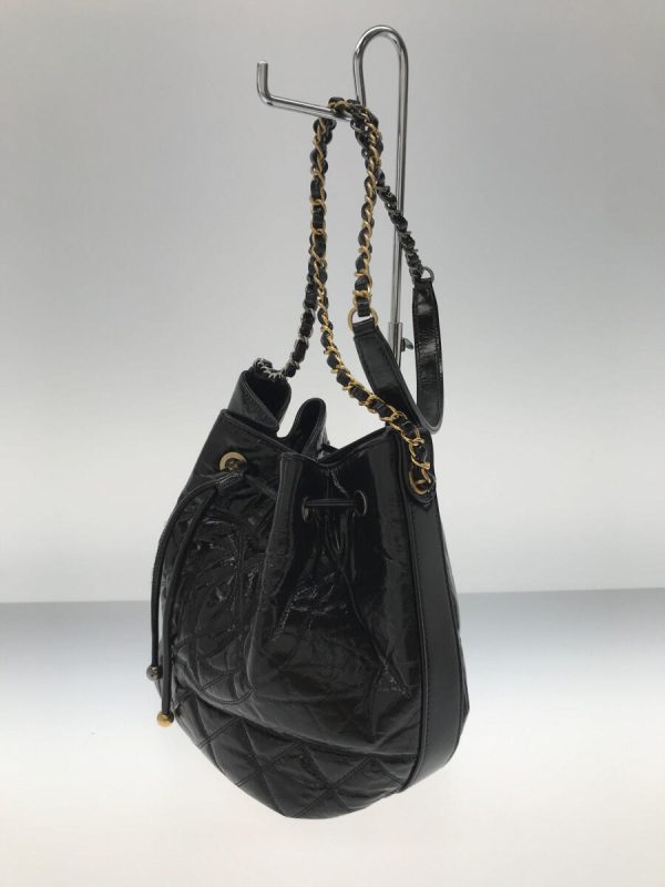 2338880100953 02 Chanel Chain Shoulder Bag Black Leather Bag