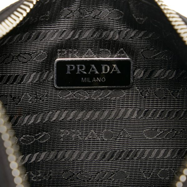 2i08dn6qi930u1s6 6 Prada Shoulder Bag Nylon Leather Black