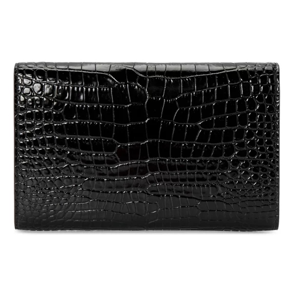 3 Saint Laurent Shoulder Bag Cowhide Handle Black