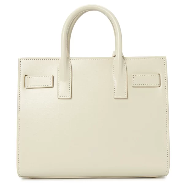 3 Saint Laurent Tote Bag Shoulder Bag Ivory