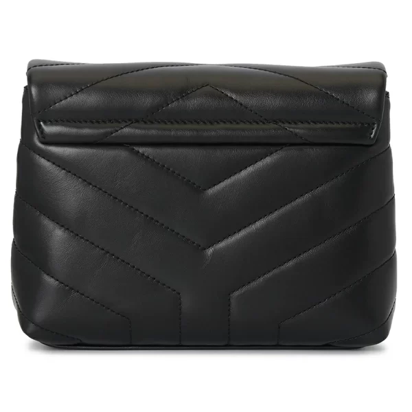 3 Saint Laurent Shoulder Bag Cowhide Black