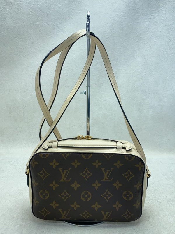 3 Louis Vuitton Saintonge Monogram Handbag Brown