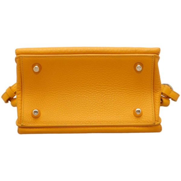 3 Christian Louboutin Shoulder Bag Mini Leather Yellow