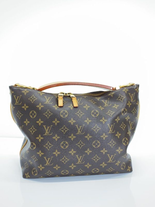 3 Louis Vuitton Sully PM Monogram Canvas Brown