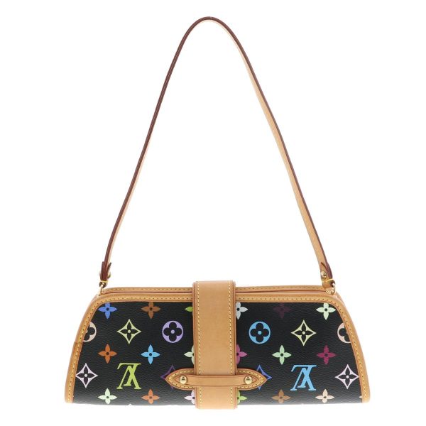 3 Louis Vuitton Charlie Bag Handbag Monogram Multicolor Black