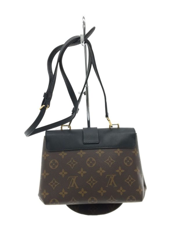 3 Louis Vuitton Locky BB Monogram Shoulder Bag Leather Brown