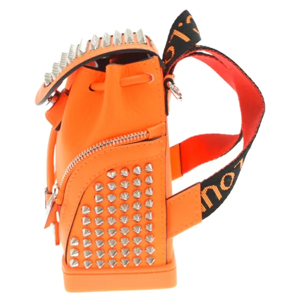 3 Christian Louboutin Mini Explorer Backpack Rucksack Orange