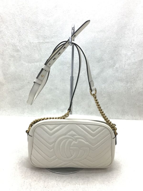 3 Gucci Small Shoulder Bag Handbag Cream