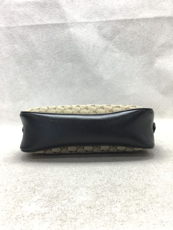 3 Gucci Shoulder Bag Leather Black