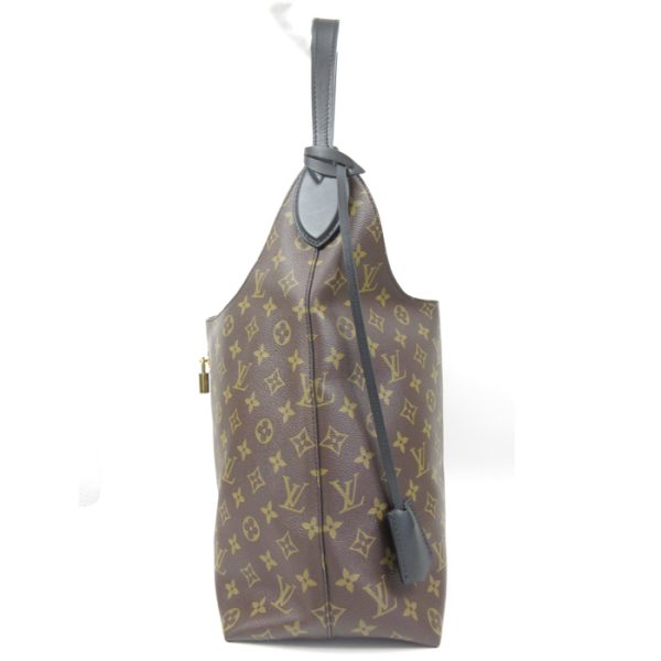 3 Louis Vuitton Monogram Flower Hobo Shoulder Bag Back