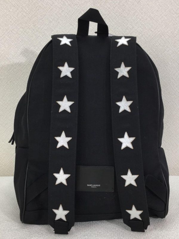 3 Saint Laurent Rucksack Backpack Black