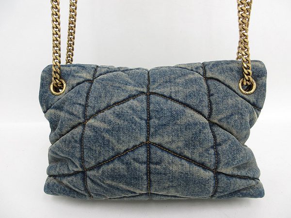 3 Yves Saint Laurent Chain Shoulder Bag Brand Bag Denim