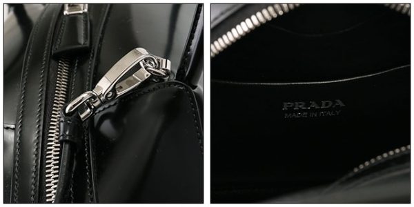 3 Prada Medium Leather Handbag Black