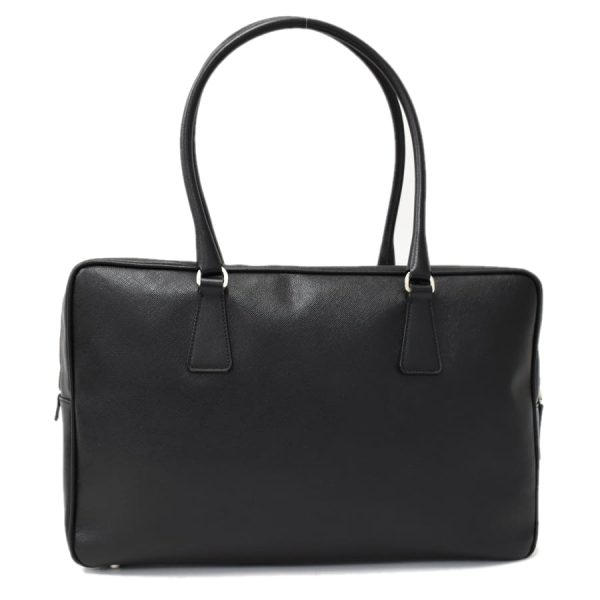 3 Prada Shoulder Bag Leather Black