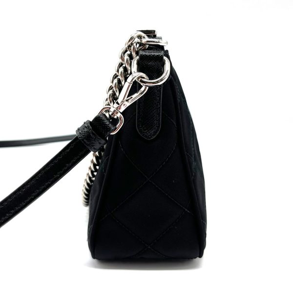 3 Prada Crossbody Shoulder Bag Nylon Black