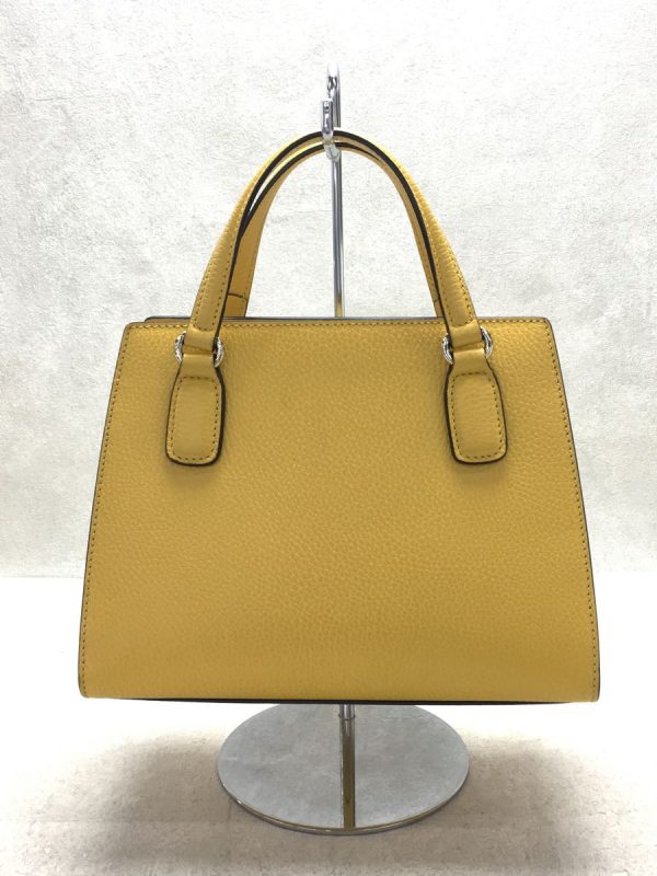 3 Gucci Shoulder Bag Leather Yellow