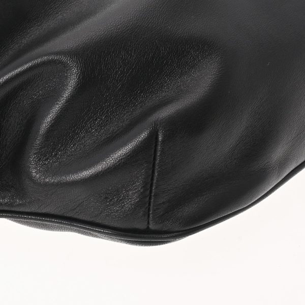 3 Saint Laurent City Belt Bag Silver Hardware Leather Body Bag Black