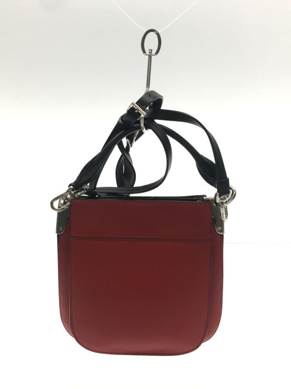 3 Prada Shoulder Bag Leather Red