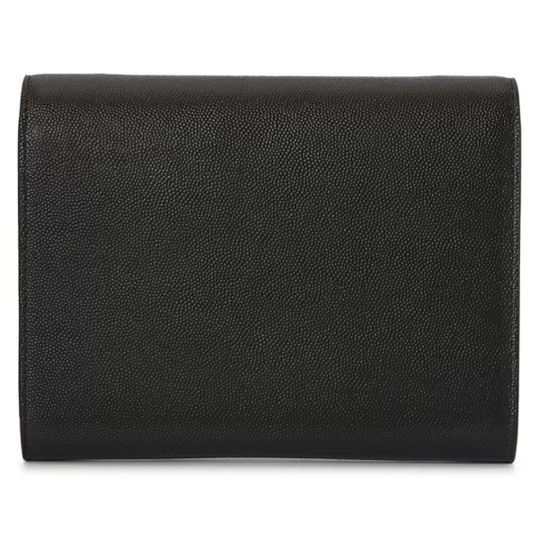 3 Saint Laurent Shoulder Bag Cowhide Handle Bag Black