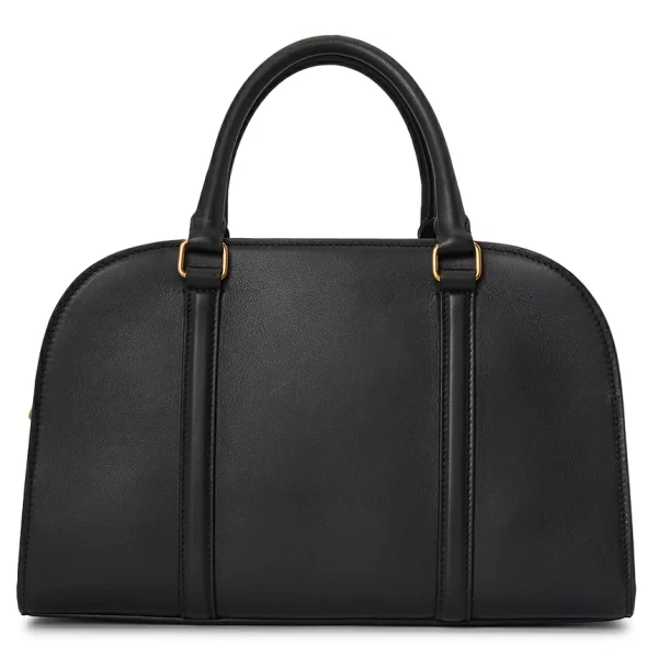 3 Saint Laurent Tote Shoulder Bag Cowhide Handle Bag Black