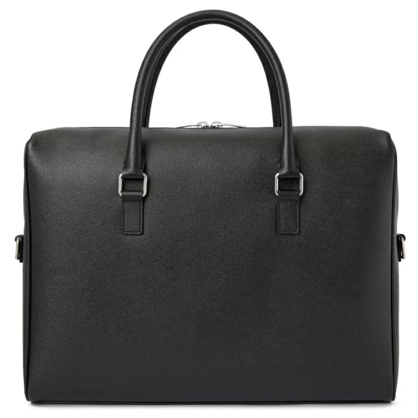 3 Saint Laurent Briefcase Handle Cowhide Black