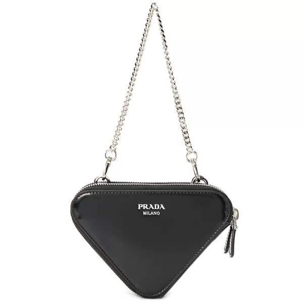 3 Prada Leather Handbag Mini Bag Tote Bag Black