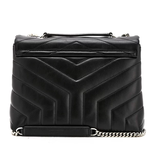 3 Saint Laurent Monogram Matelasse Small Shoulder Bag Black