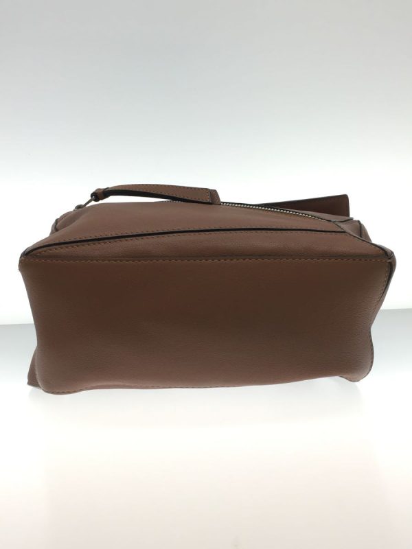 3 Loewe Puzzle Bum Bag Small Calf Leather Shoulder Bag Brown
