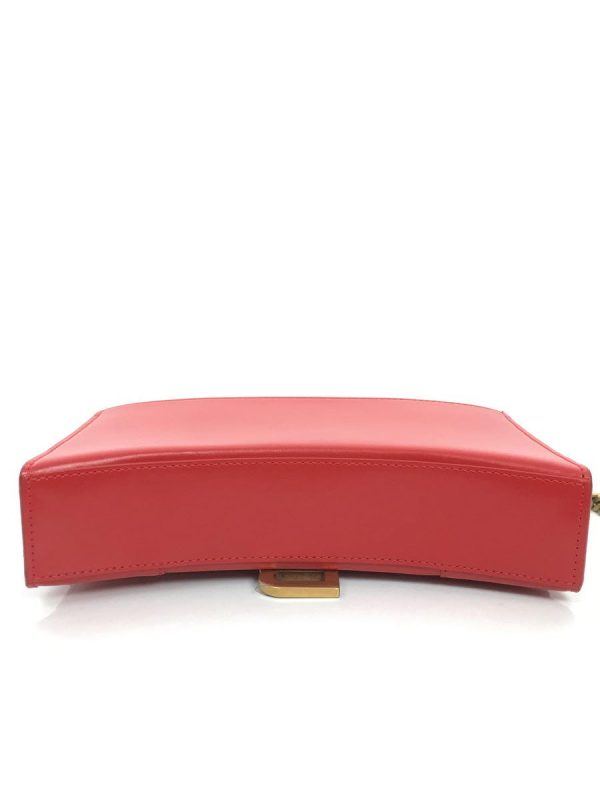 4 Balenciaga Shoulder Bag Leather Red