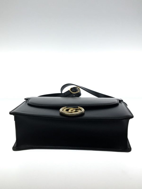 4 Gucci Shoulder Bag Leather Black