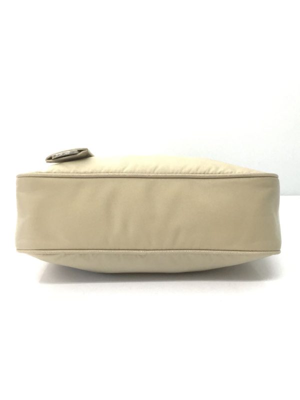 4 Prada Shoulder Bag Nylon Beige