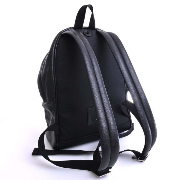 4 Saint Laurent Leather City Backpack Rucksack Black