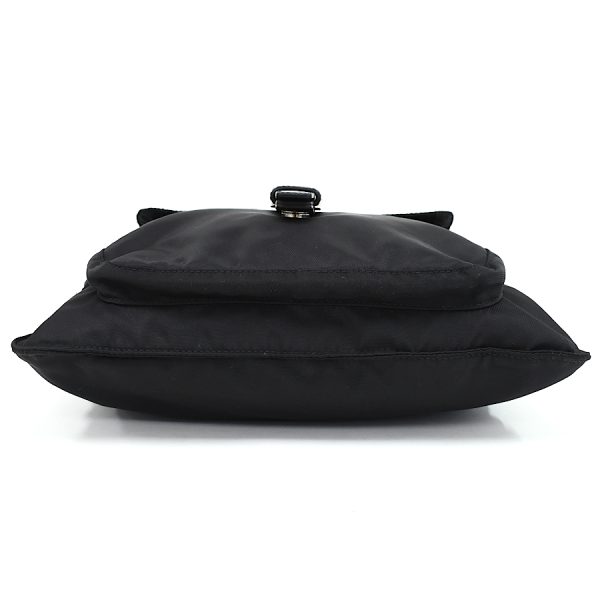 4 Prada Shoulder Bag Body Bag Nylon Leather Black