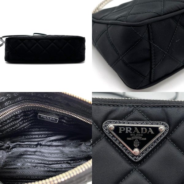 4 Prada Crossbody Shoulder Bag Nylon Black