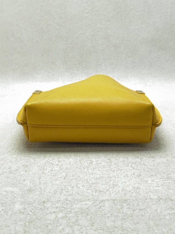 4 Saint Laurent Shoulder Bag Lether Yellow