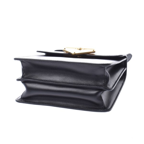 4 Prada Black Gold Hardware Saffiano Shoulder Bag