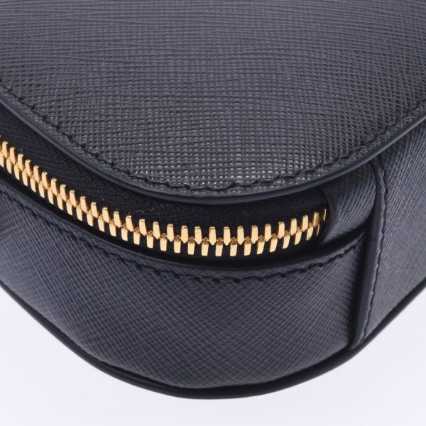4 Prada Belt Bag Chain Shoulder Bag Black Gold Hardware Body Bag