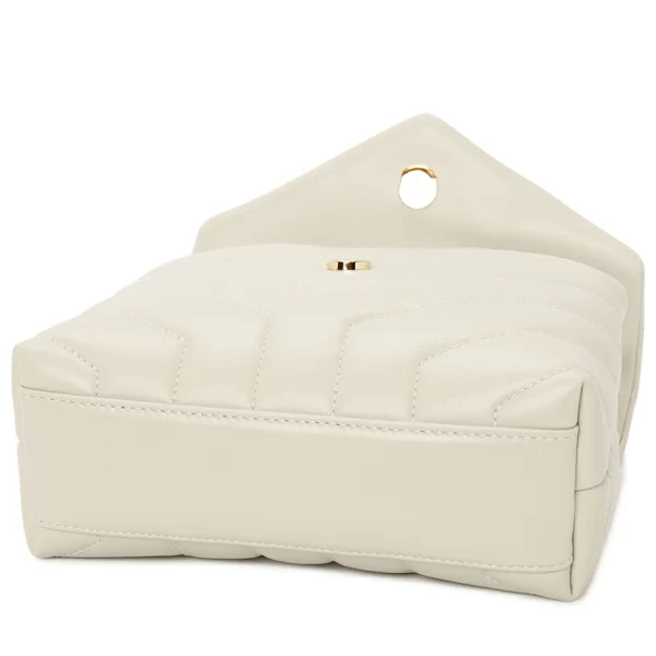 4 Saint Laurent Shoulder Bag Handle Bag Ivory