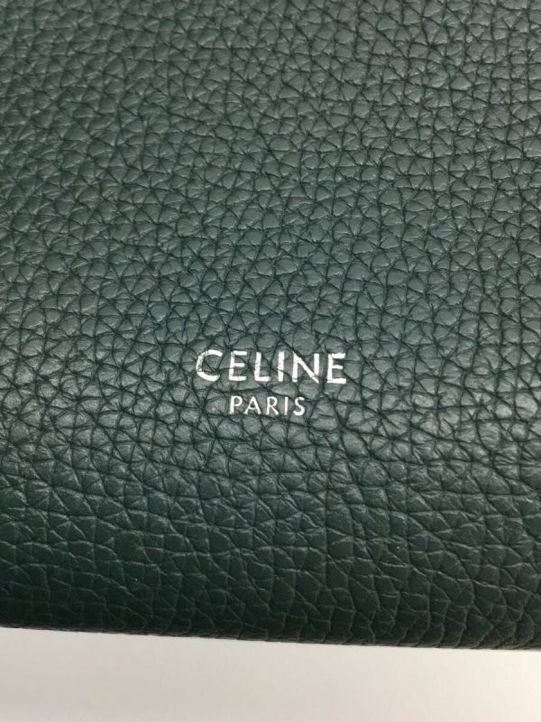 4 Celine Small Shoulder Bag Leather Back