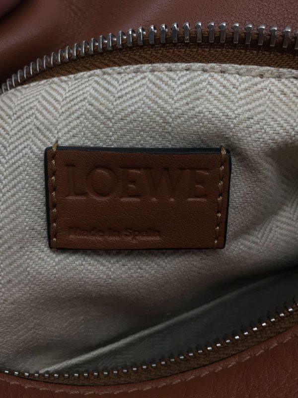 4 Loewe Puzzle Bum Bag Small Calf Leather Shoulder Bag Brown
